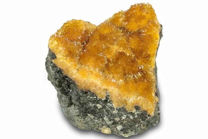 Intense Orange Calcite Crystal Cluster - Poland #311466